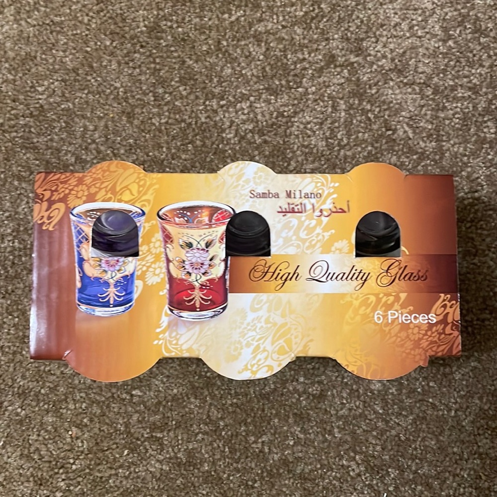 New - Samba Milano High Quality Glass - 6 Pieces